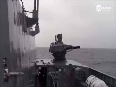 俄军最新神盾舰海试视频曝光 各型武器全打一遍