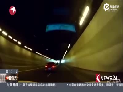 上海中环保时捷狂飙时速超180 车主否认自己驾驶